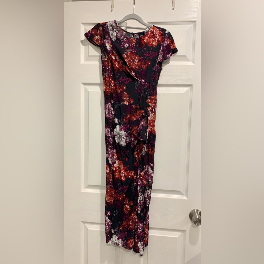ASOS Vibrant Waterfall Floral Dress- Size 2